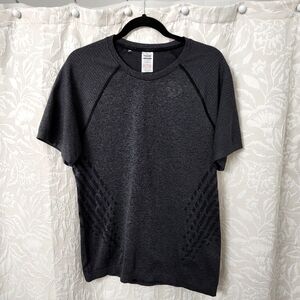 GYMSHARK Charcoal, Grey Heather Tee. Female or Male